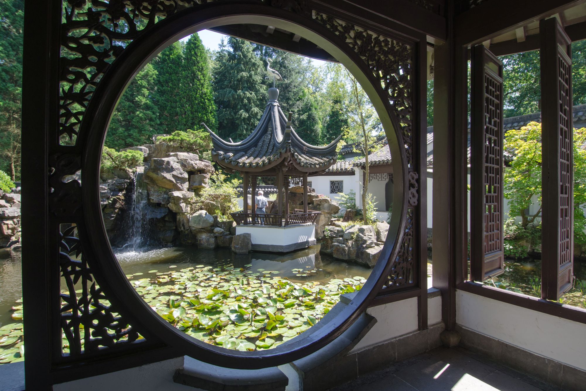 Blick auf den Botanischen Garten in Bochum